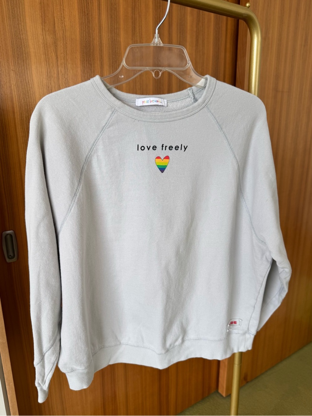 Peace Love World Sweatshirt